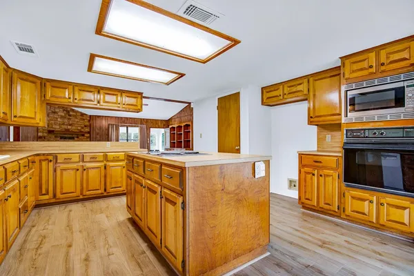 wooden floor in a room