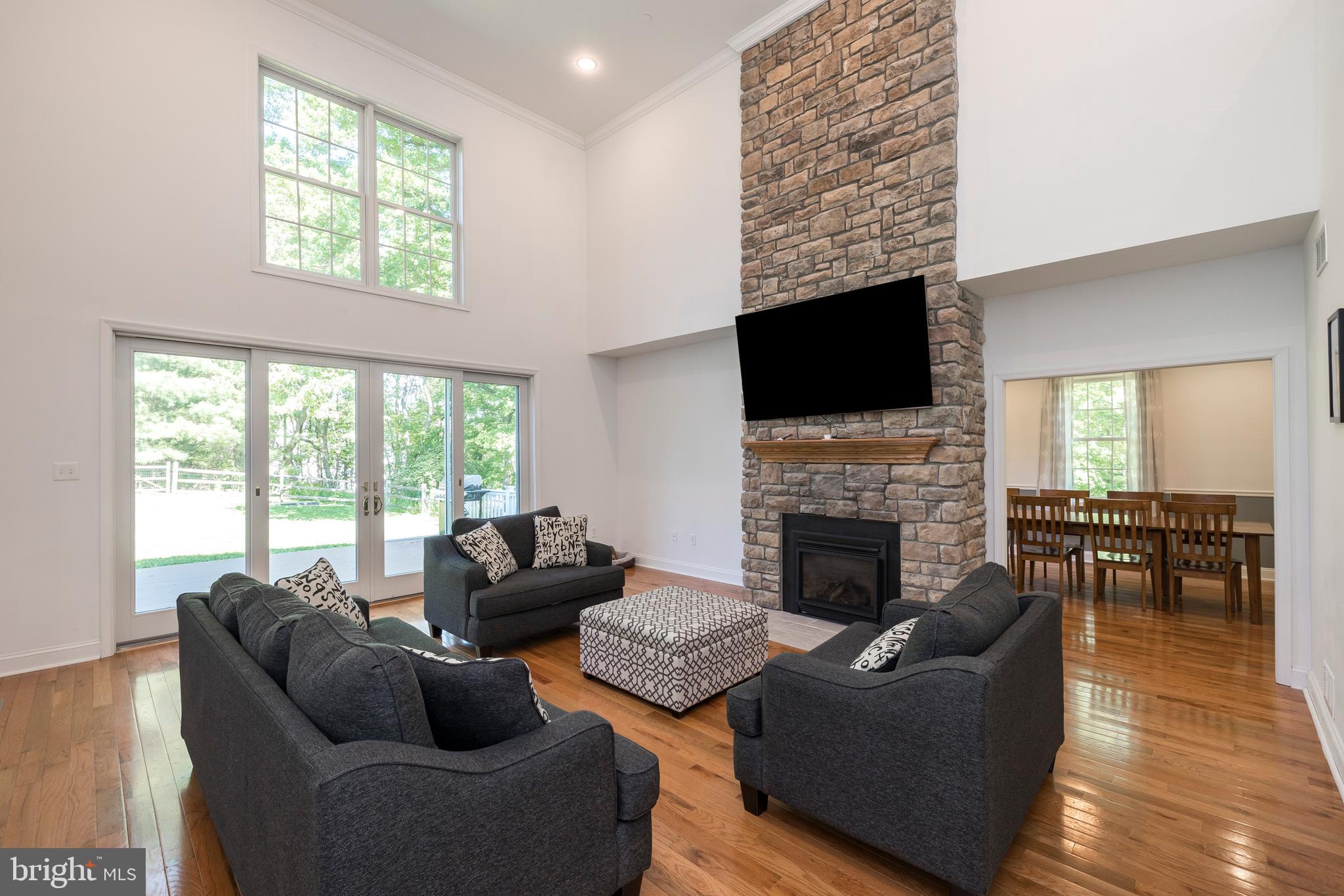 1334 Burke Road West Chester, PA 19380 - Photo 20 of 55 Family Rm w/2 story stone fireplace