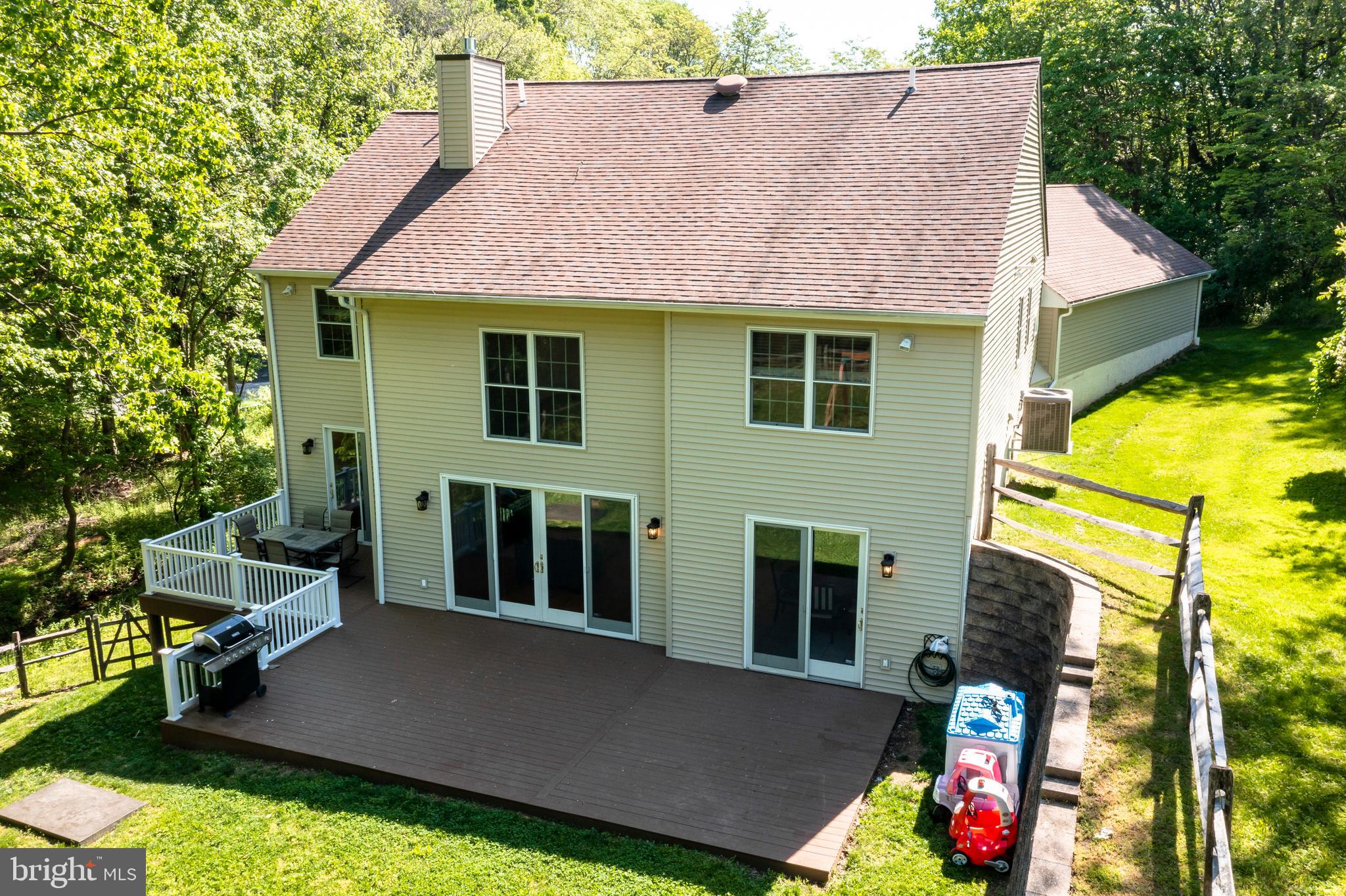 1334 Burke Road West Chester, PA 19380 - Photo 47 of 55 Exterior back with large deck