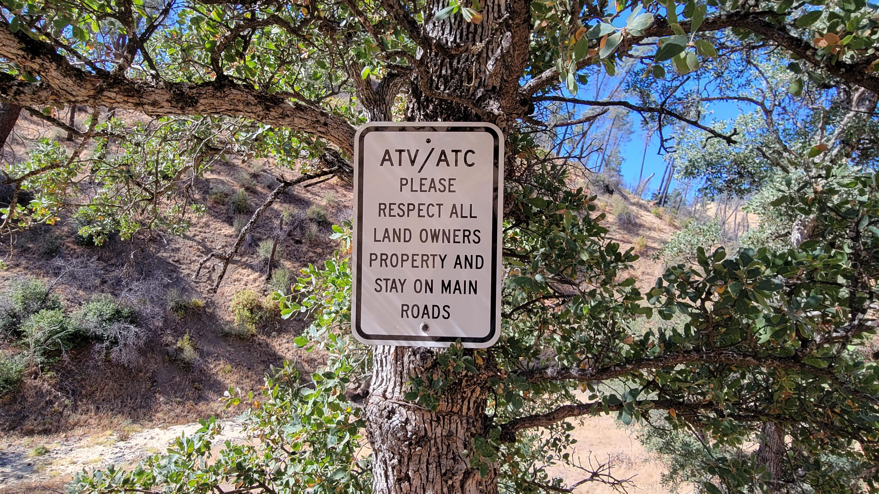 0 Vestal Road Platina, CA 96076 - Photo 14 of 59 a sign on the side of a tree