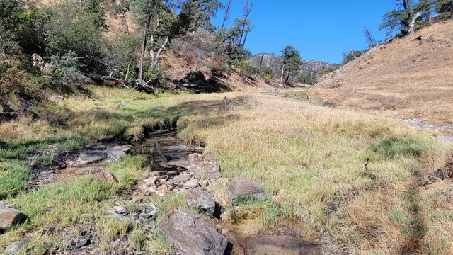 a view of snow covered with snow