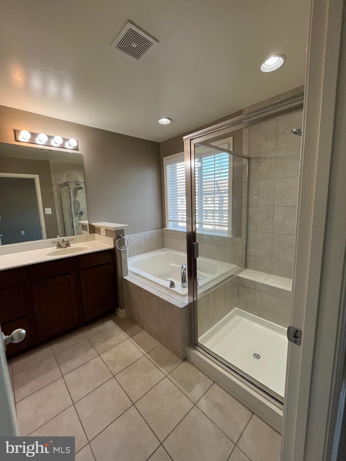 42253 Dean Chapel Square Chantilly, VA 20152 - Photo 14 of 24 a bathroom with a tub a sink and a mirror