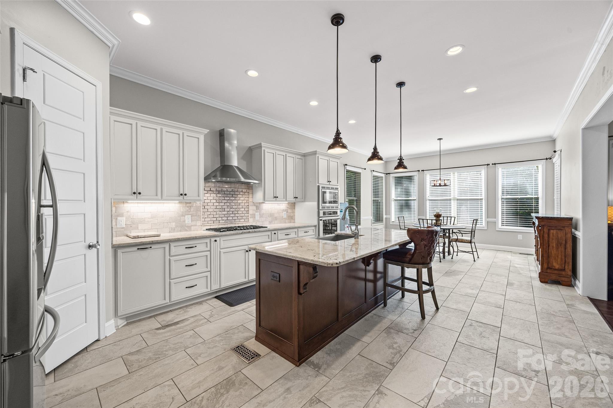 790 Brandon Road Clover, SC 29710 - Photo 16 of 43 a kitchen with granite countertop a sink appliances and cabinets