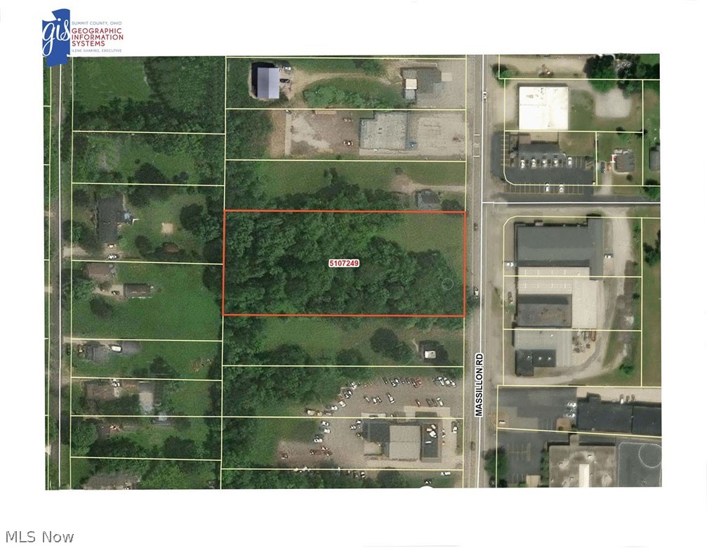 Massillon Road Akron, OH 44312 - Photo 7 of 8 Summit County parcel map viewer with parcel outline