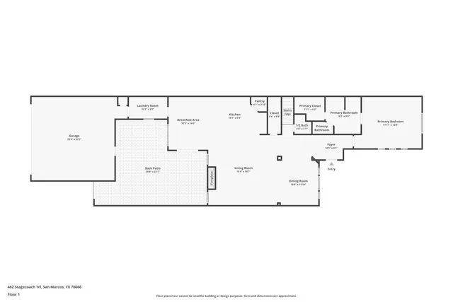 a picture of a bench in a white house