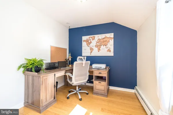 a view of a bedroom with a wardrobe