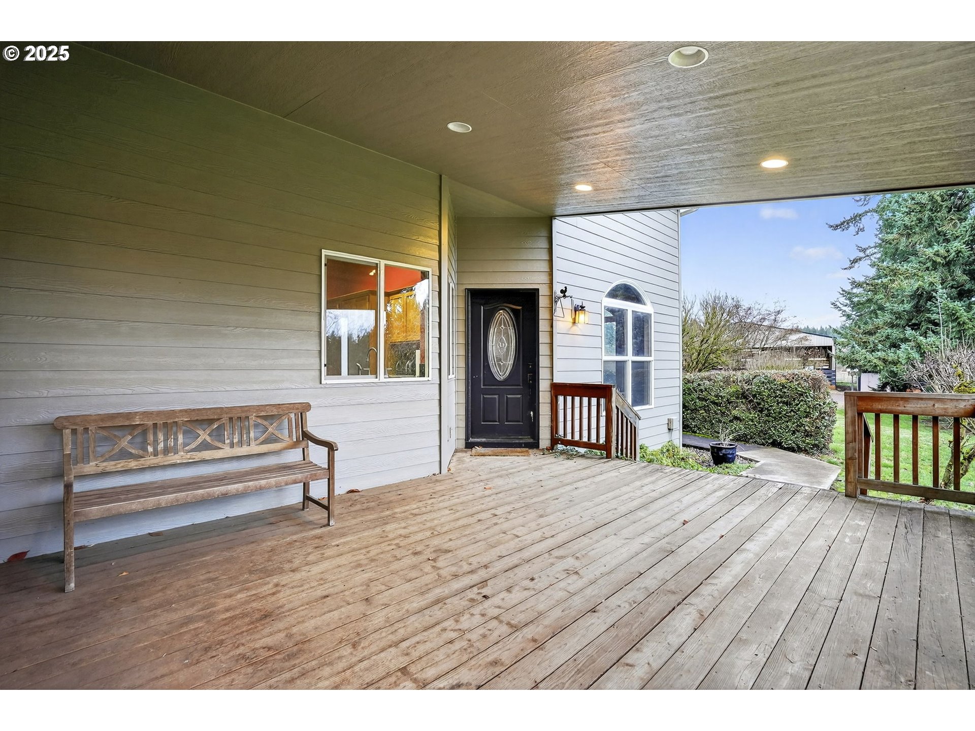 42101 Southeast Locksmith Lane Sandy, OR 97055 - Photo 4 of 48 a view of outdoor space with deck and living room