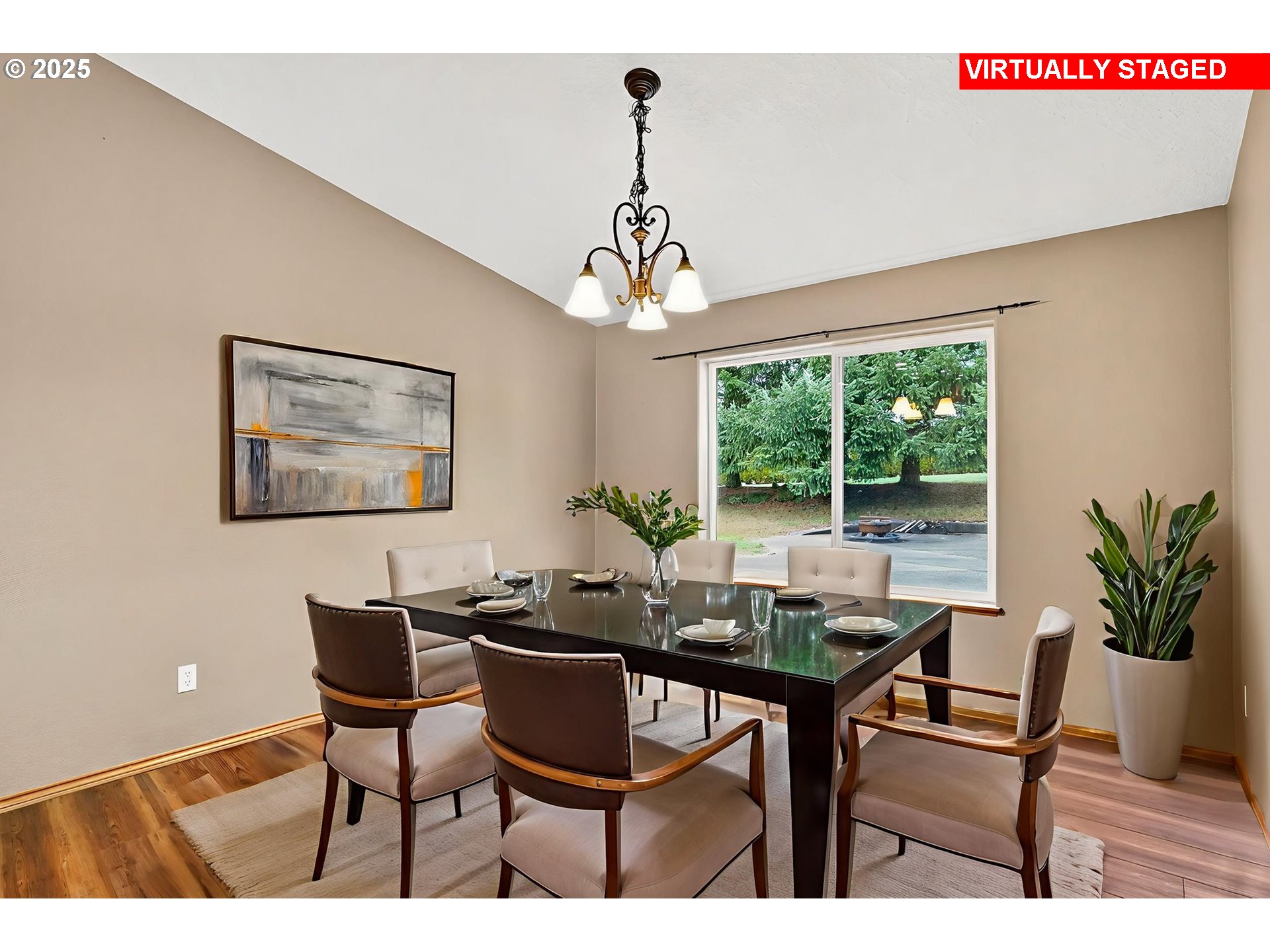 42101 Southeast Locksmith Lane Sandy, OR 97055 - Photo 6 of 48 a dining room with furniture a window and a chandelier