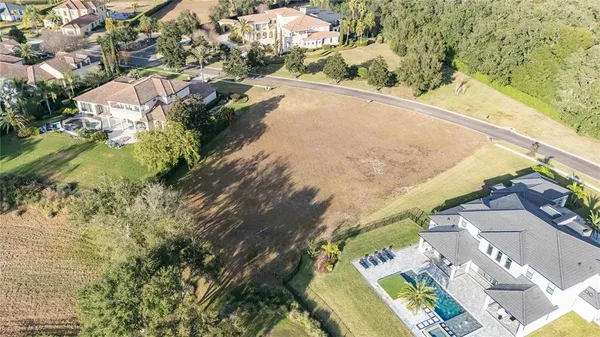 a view of swimming pool from a balcony