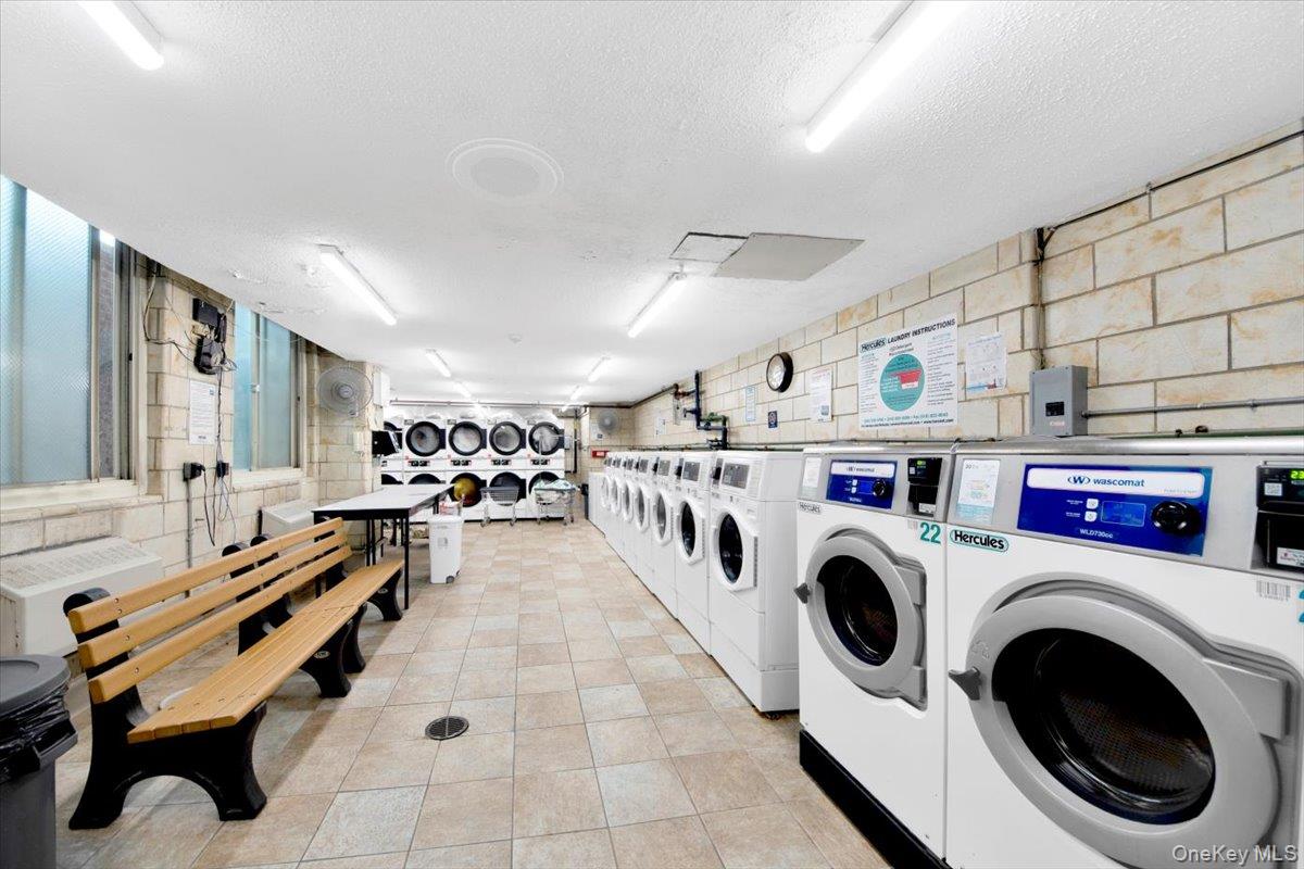 3777 Independence Avenue, Unit 16F Bronx, NY 10463 - Photo 26 of 27 a view of a storage & utility room with washer and dryer