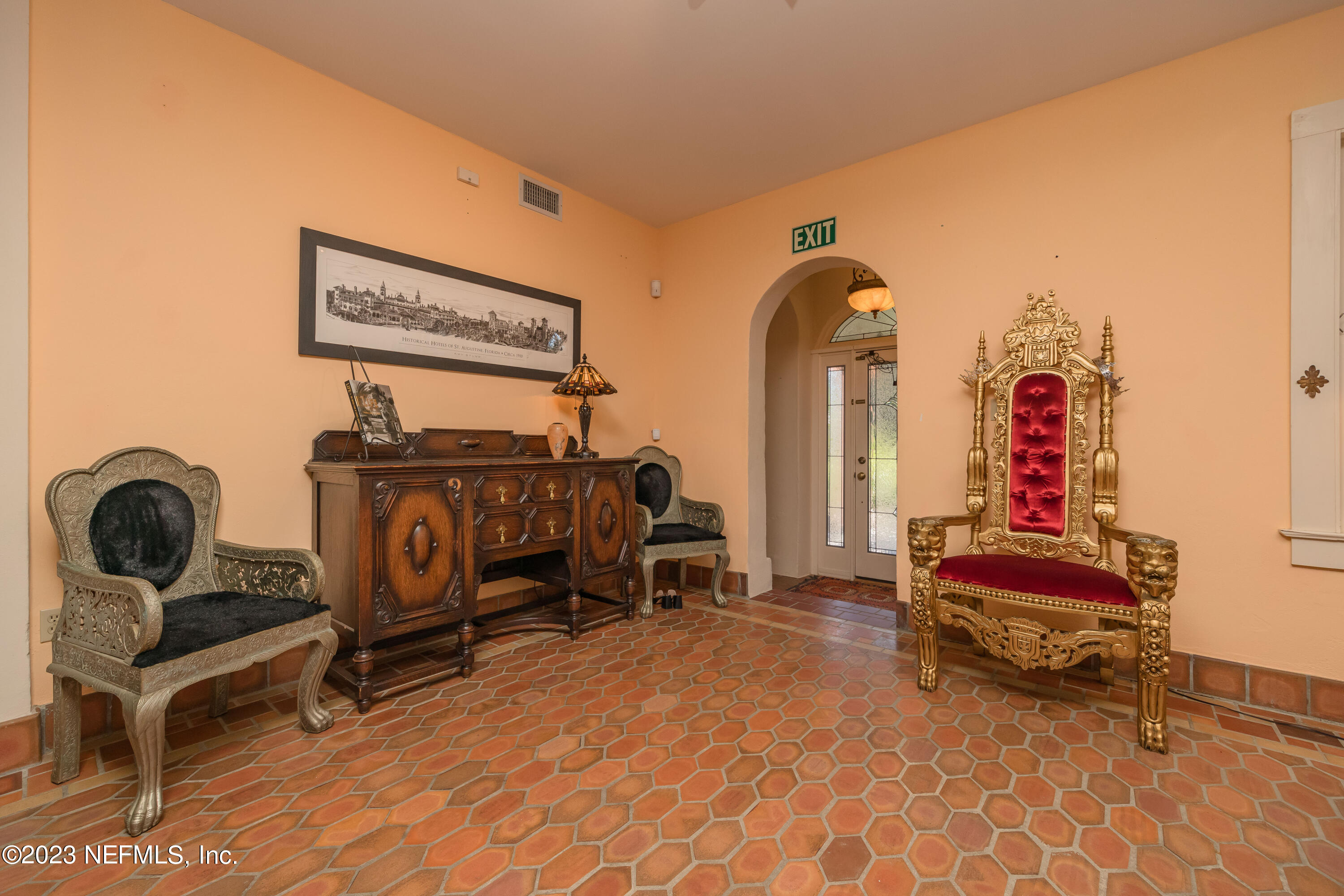 16 May Street St. Augustine, FL 32084 - Photo 10 of 86 a bedroom with furniture and gym equipment