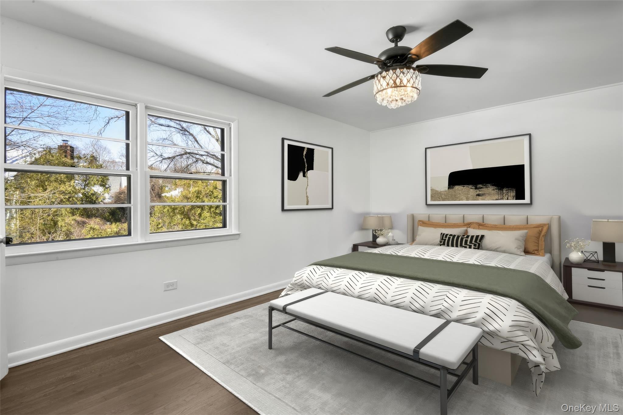 46 Harding Drive New Rochelle, NY 10801 - Photo 14 of 31 a bedroom with a bed and a window