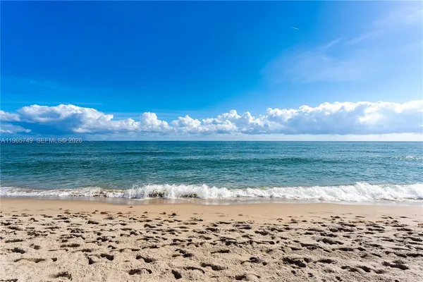 a view of an ocean beach