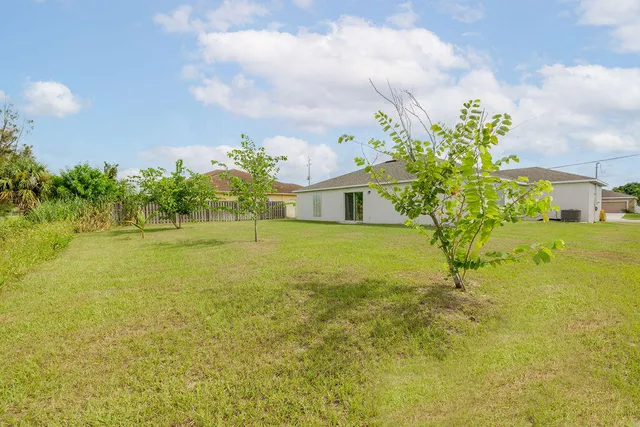 a view of outdoor space and yard