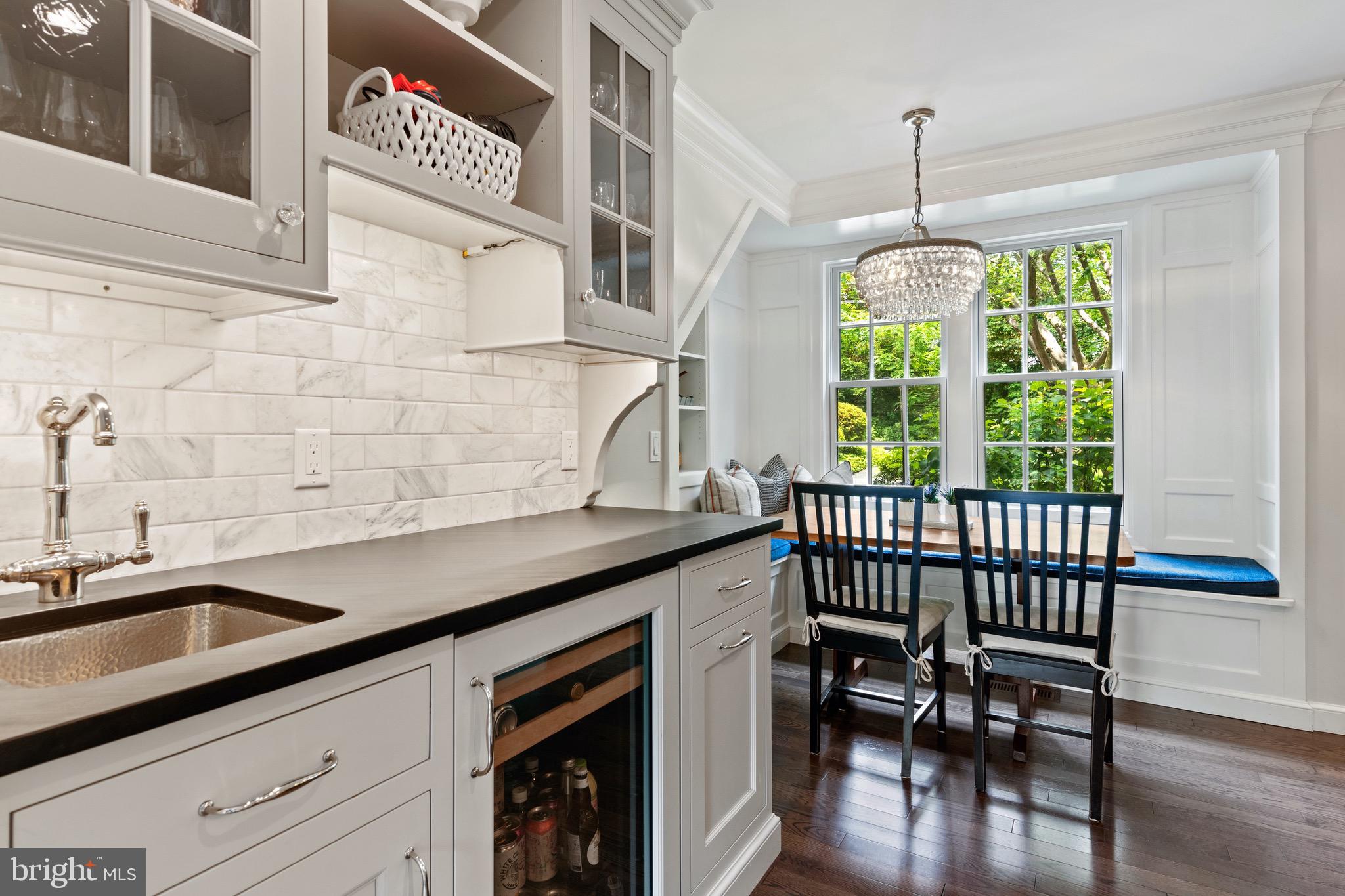 256 West Valley Road Wayne, PA 19087 - Photo 22 of 58 Butler's Pantry with in-cabinet lighting