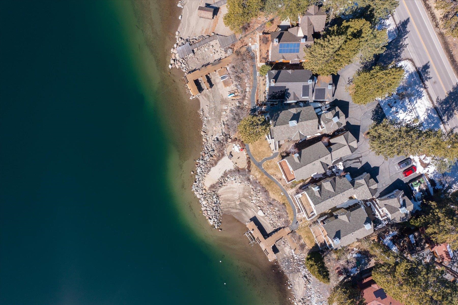 13751 Donner Pass Road Truckee, CA 96161 - Photo 13 of 28 an aerial view of waterside residential houses with outdoor space