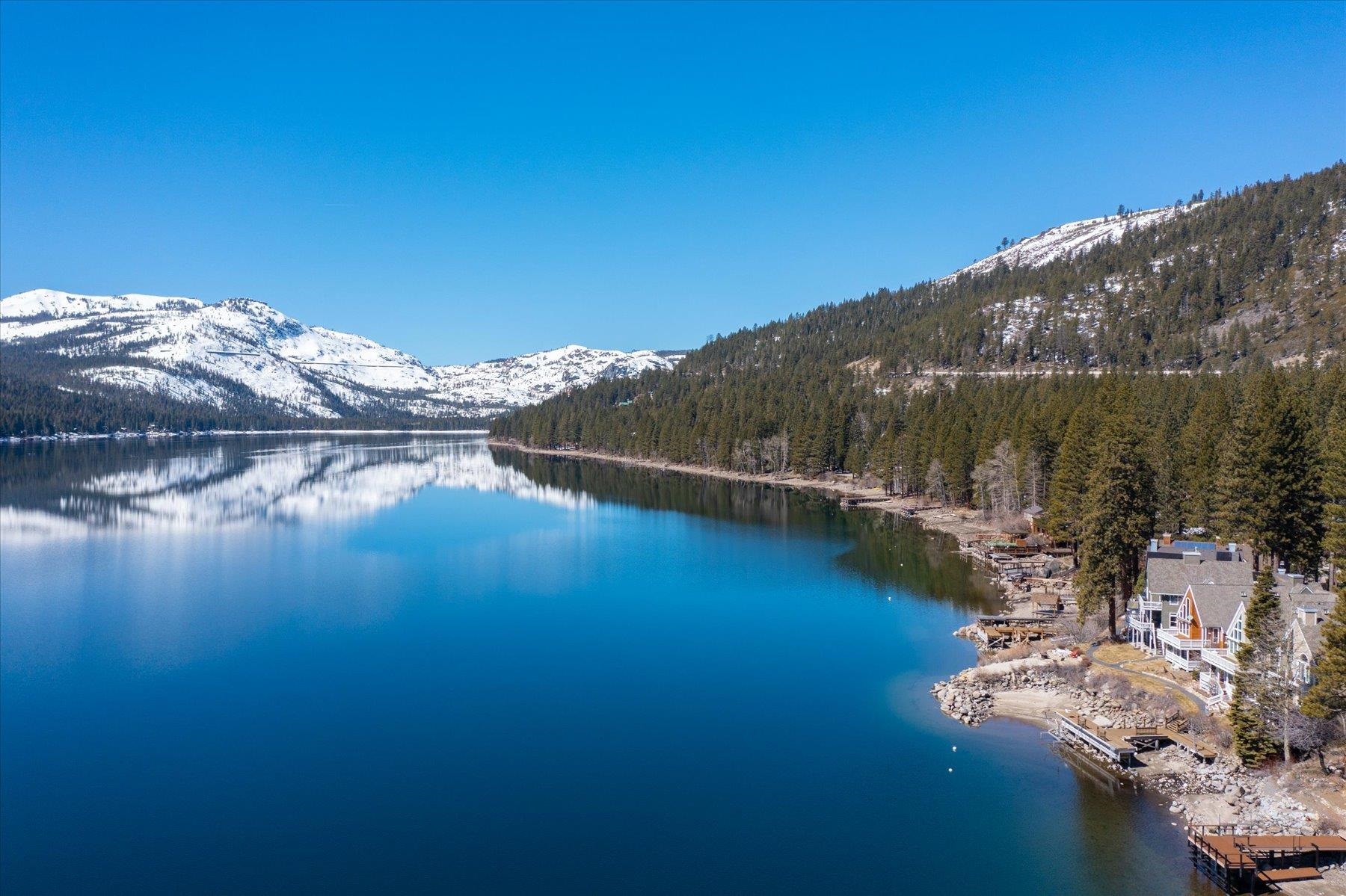 13751 Donner Pass Road Truckee, CA 96161 - Photo 2 of 28 a view of a lake with a mountain