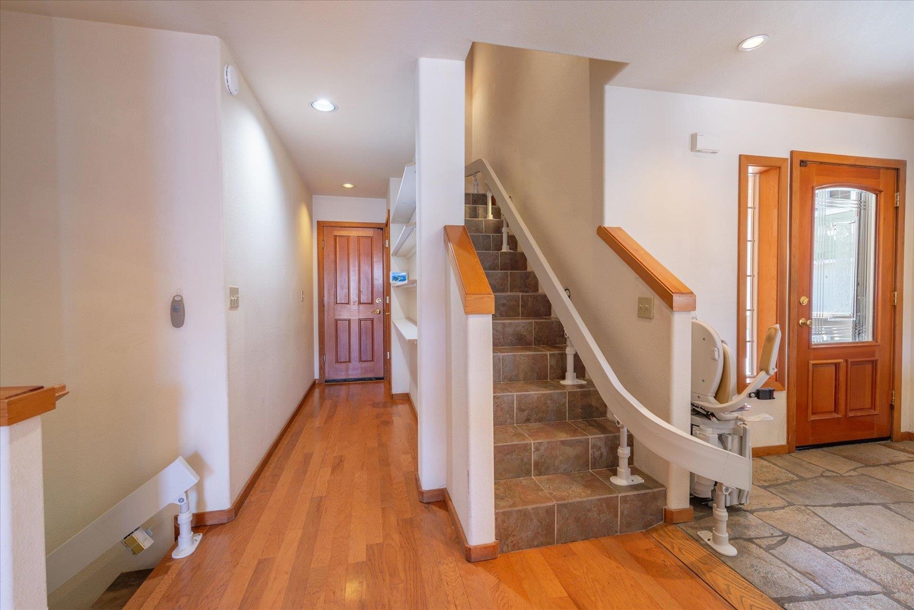13751 Donner Pass Road Truckee, CA 96161 - Photo 21 of 28 a view of staircase with wooden floor and staircase