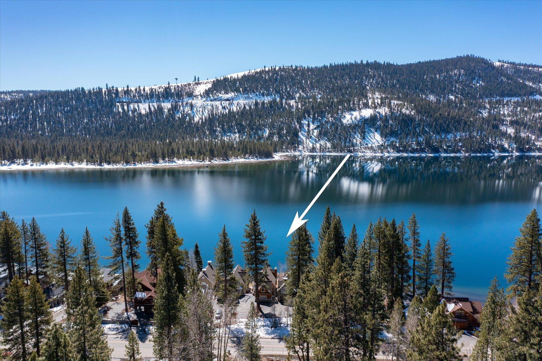 13751 Donner Pass Road Truckee, CA 96161 - Photo 10 of 28 an aerial view of residential building with outdoor space and lake view