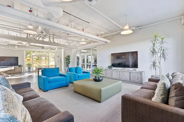 a living room filled with furniture