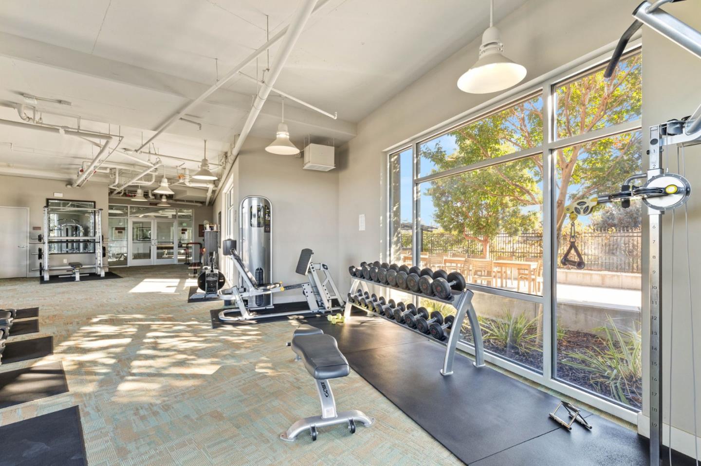 400 Mariners Island Boulevard, Unit 202 San Mateo, CA 94404 - Photo 26 of 31 a view of a room with gym equipment