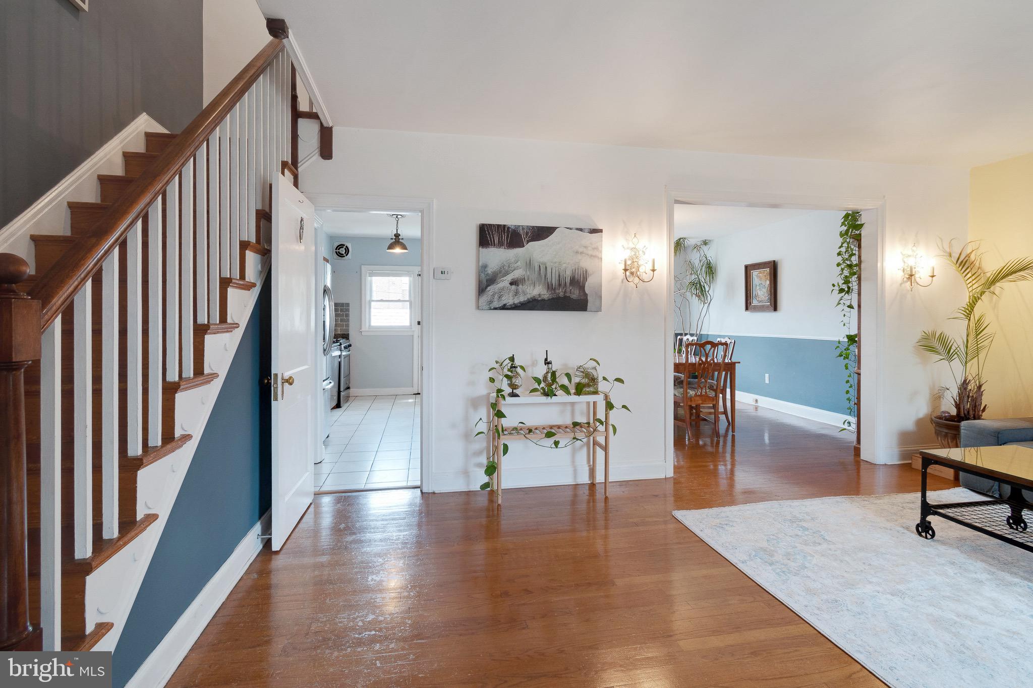 3707 Ednor Road Baltimore, MD 21218 - Photo 11 of 39 Living Room Entry w/ Hardwood Floors