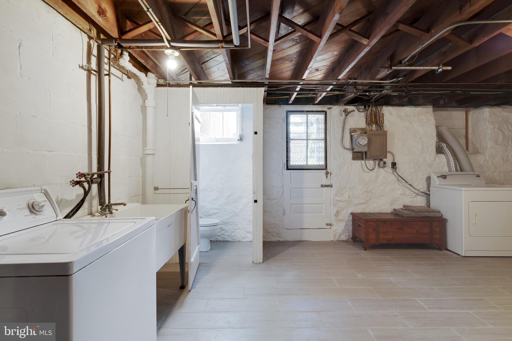 3707 Ednor Road Baltimore, MD 21218 - Photo 32 of 39 Laundry at Lower Level & Powder Room