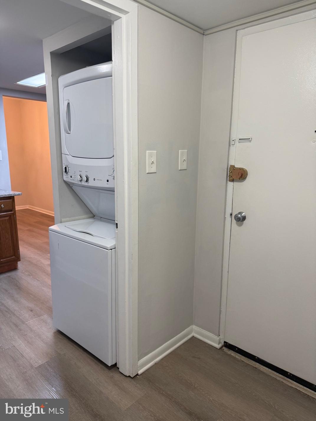 1400 Northgate Square, Unit 11A Reston, VA 20190 - Photo 20 of 21 a utility room with cabinets washer and dryer