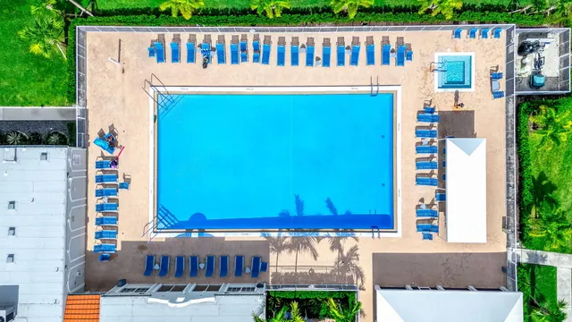 a view of a city with lots of green space