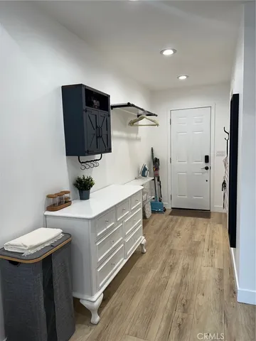 a room with storage and utility