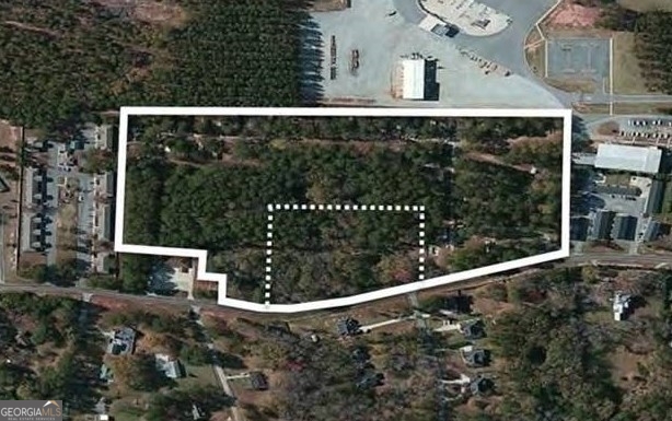 a bird view of a house