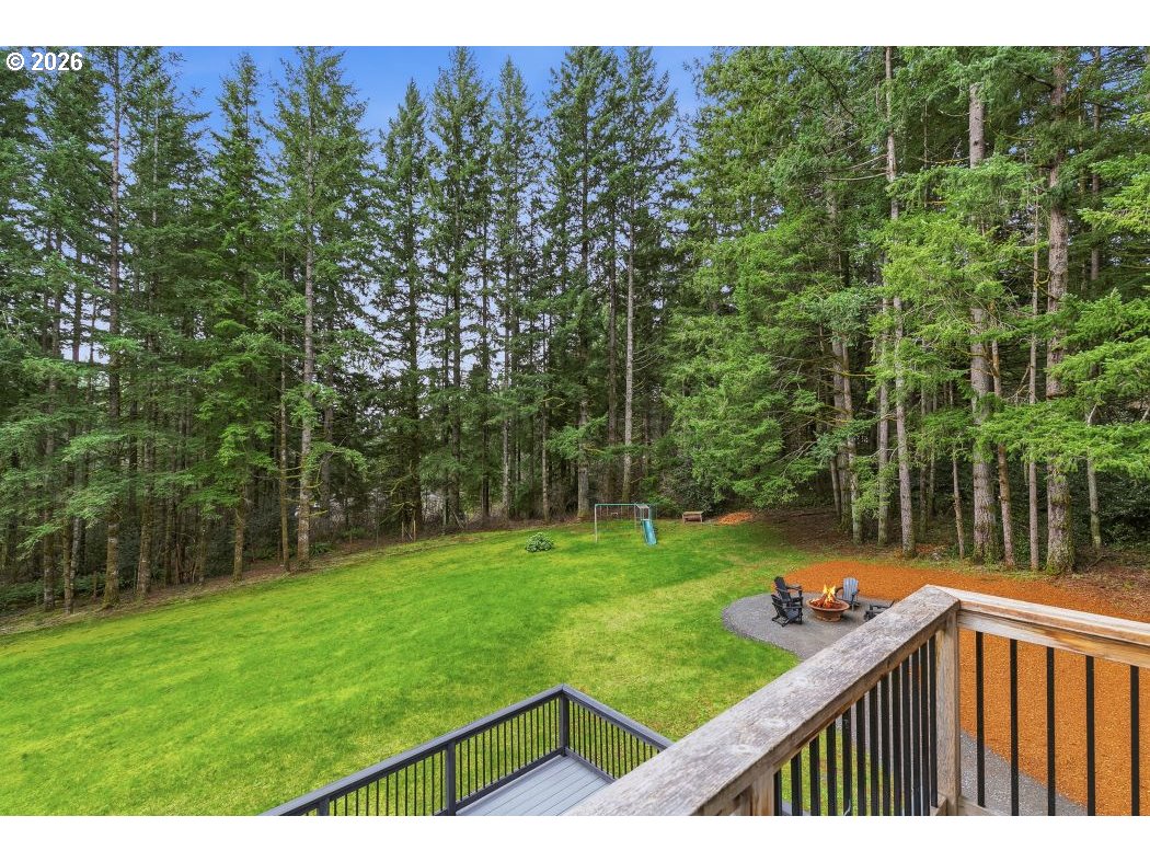 3708 Northeast 292nd Avenue Camas, WA 98607 - Photo 27 of 44 a view of a backyard with a garden