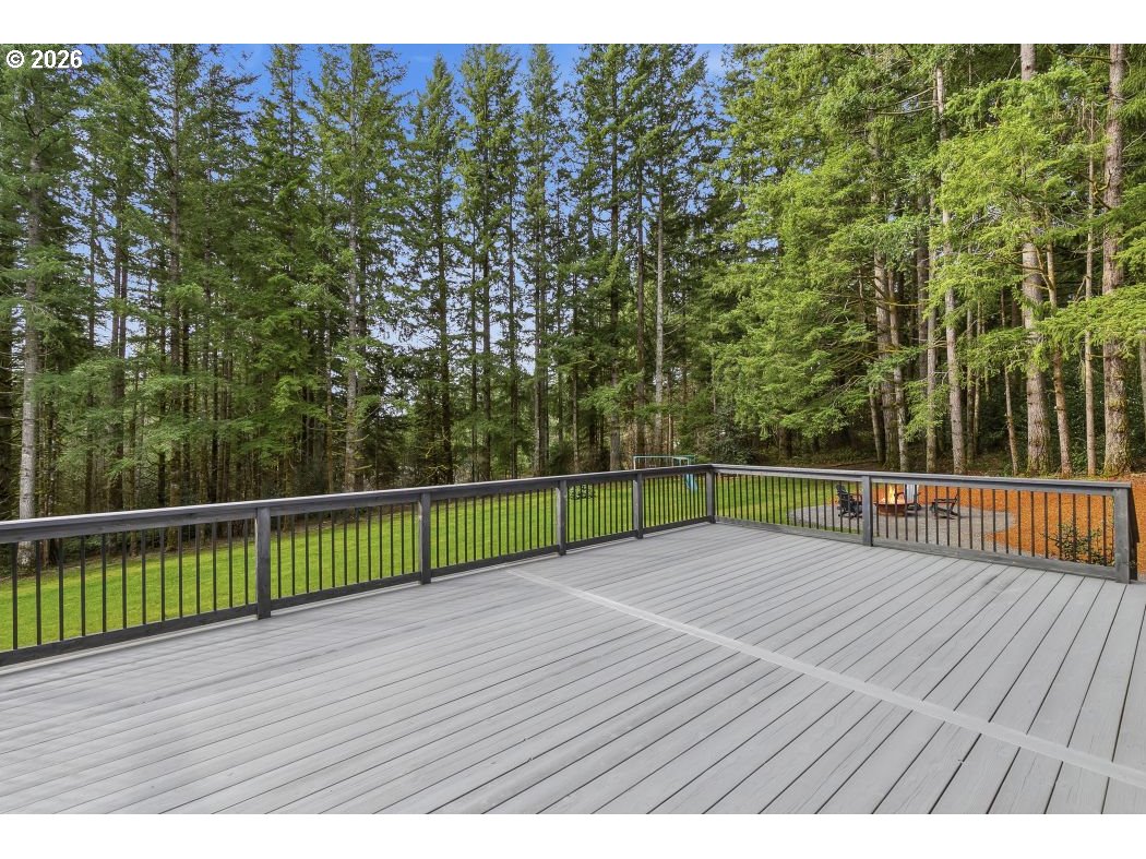 3708 Northeast 292nd Avenue Camas, WA 98607 - Photo 36 of 44 a view of a balcony with wooden floor