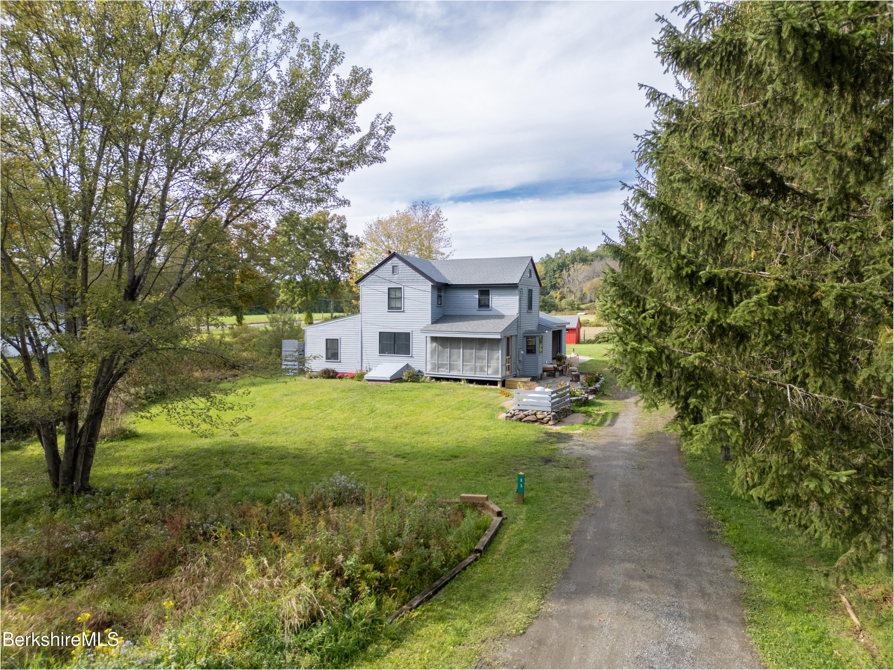 95 Water Farm Road Sheffield, MA 01257 - Photo 3 of 27 a front view of a house with a yard