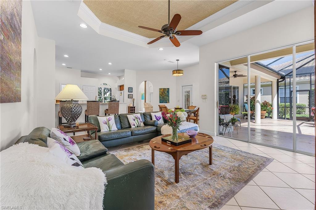 20187 Buttermere Court Estero, FL 33928 - Photo 11 of 40 a living room with furniture and a large window