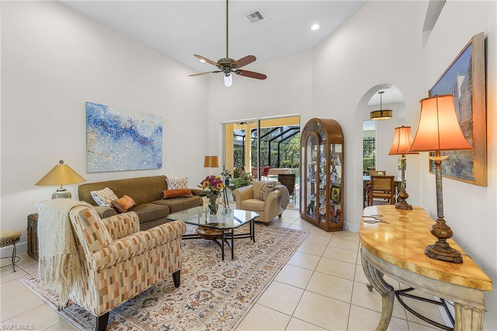 20187 Buttermere Court Estero, FL 33928 - Photo 10 of 40 a living room with furniture and wooden floor