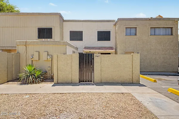 a front view of a house with entryway