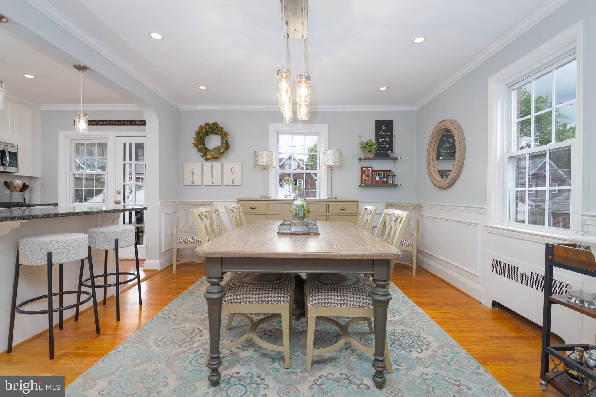 409 Regester Avenue Baltimore, MD 21212 - Photo 11 of 44 a view of a dining room with furniture and window