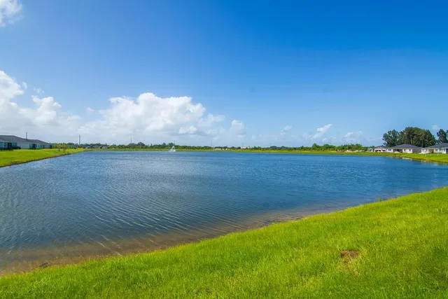a view of an outdoor space and a lake view