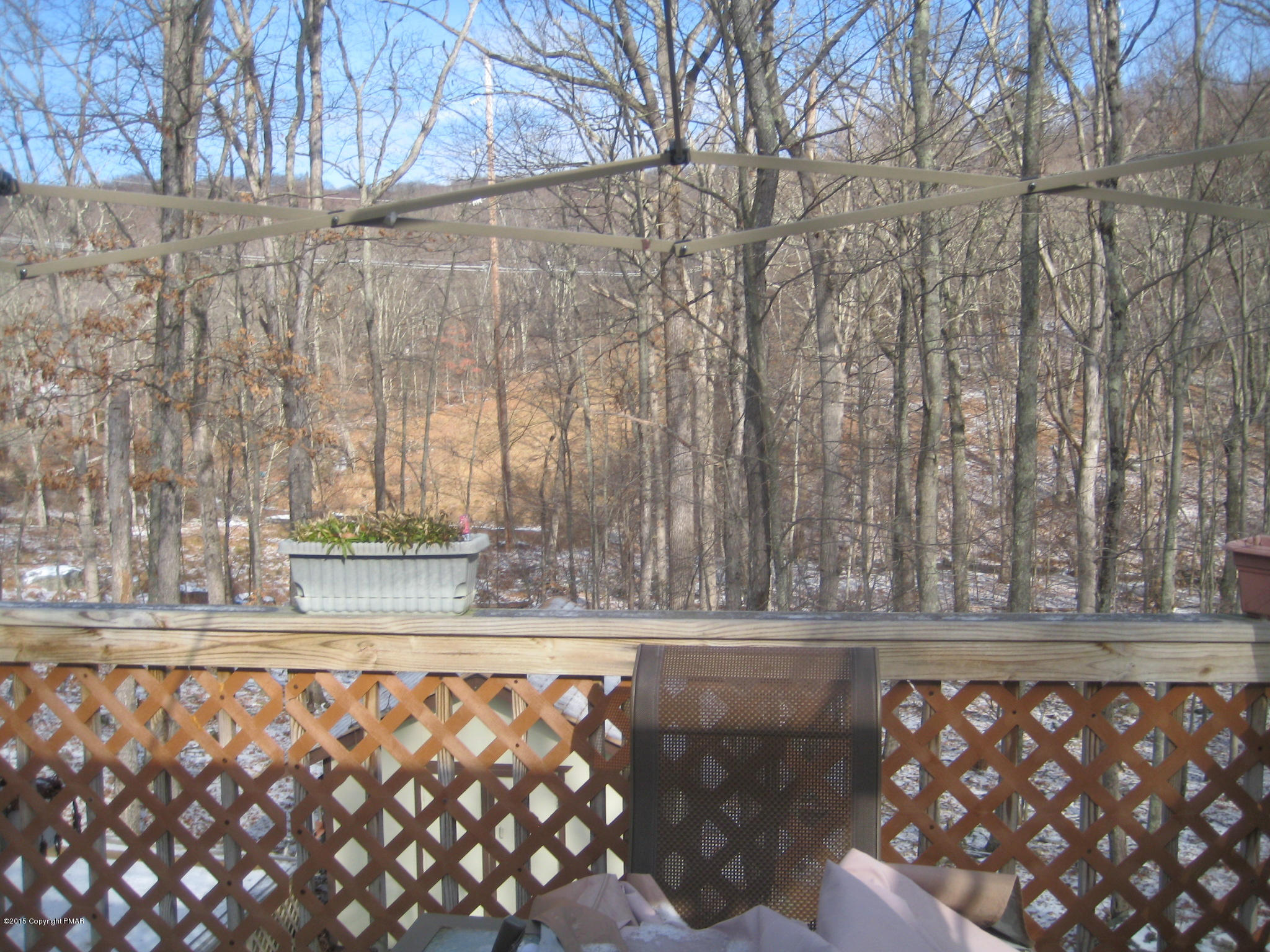 2222 Sparrow Road Bushkill, PA 18324 - Photo 27 of 30 Alt back deck view