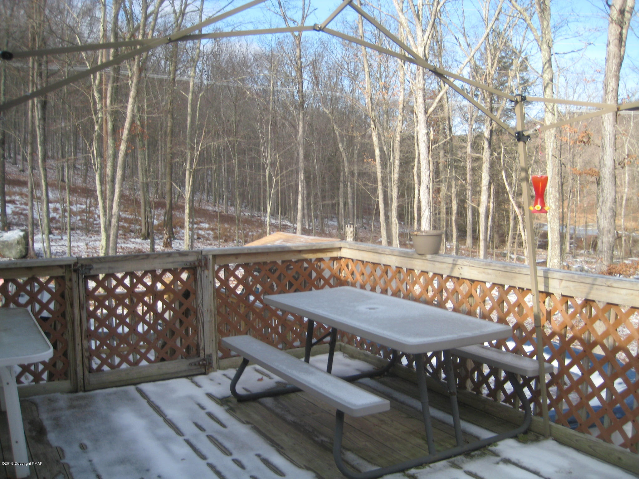 2222 Sparrow Road Bushkill, PA 18324 - Photo 28 of 30 Back deck and view