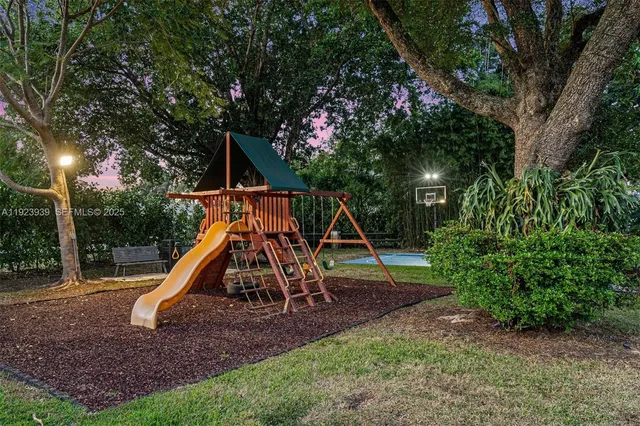 a living room with furniture a rug and a potted plant