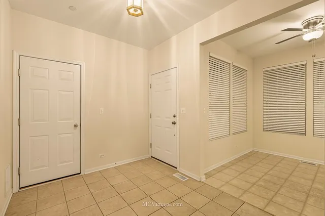 a view of an empty room