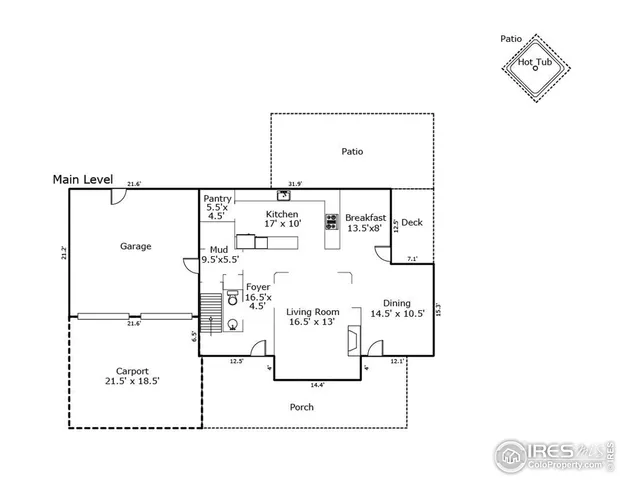 a picture of a floor plan