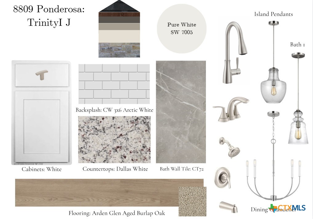 8809 Ponderosa Pine Road Temple, TX 76502 - Photo 1 of 17 Please note: The design selections shown for this home are for reference only and are subject to change at any time without notice. Final finishes, colors, materials, and availability may vary.*