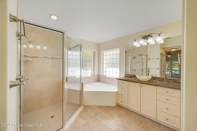 a view of a hallway with two rooms