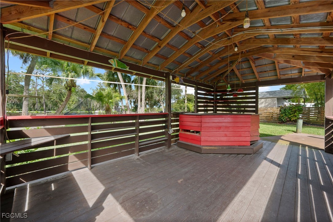 1981 Carbonata Drive Alva, FL 33920 - Photo 36 of 50 a view of outdoor space with wooden deck