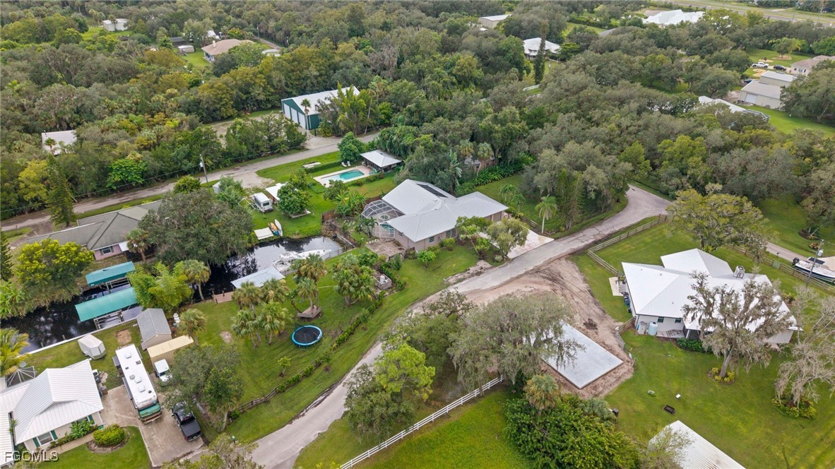 1981 Carbonata Drive Alva, FL 33920 - Photo 46 of 50 an aerial view of a house with a yard