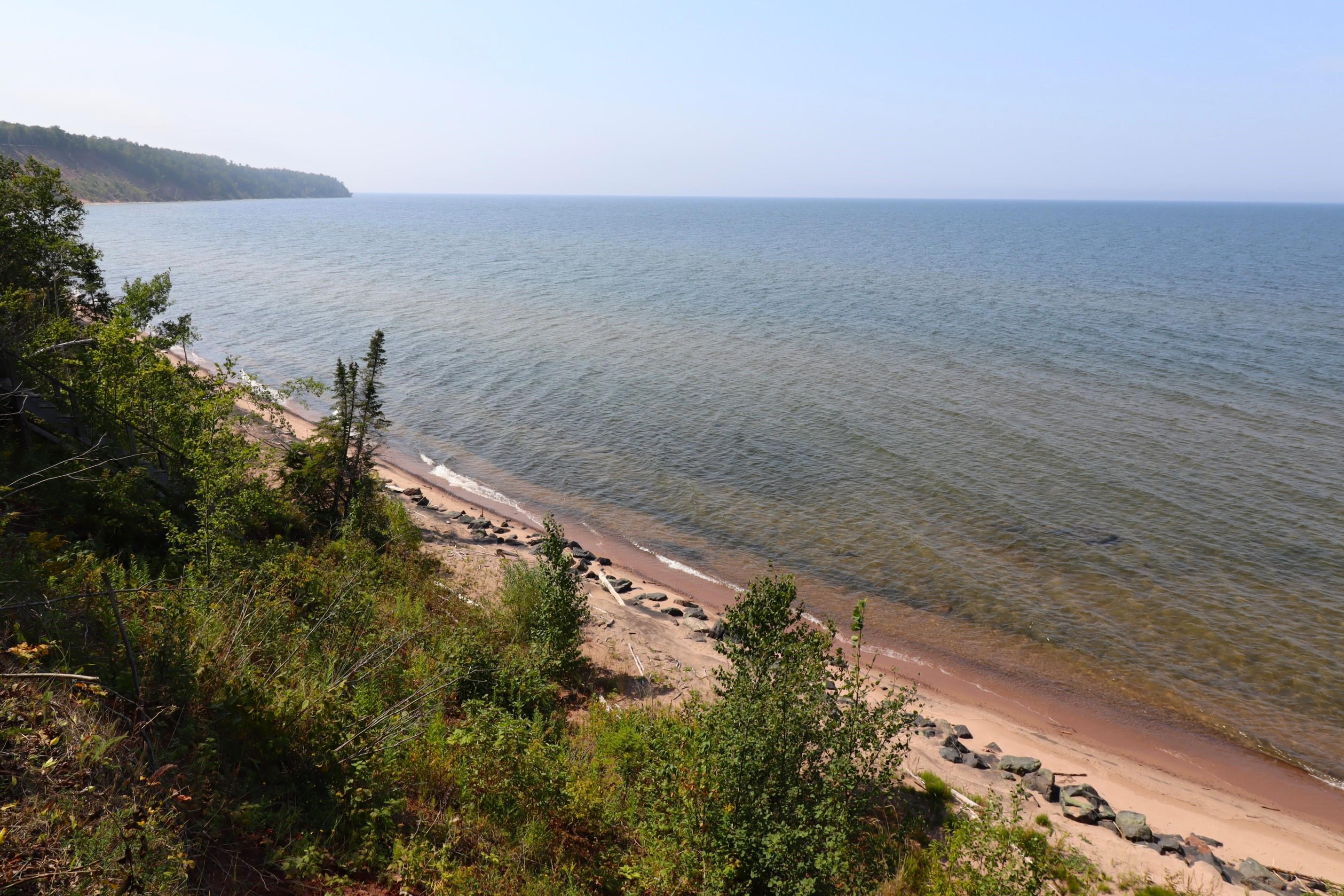 89595 Bark Point Road Herbster, WI 54844 - Photo 2 of 43 Property view of water with a beach view