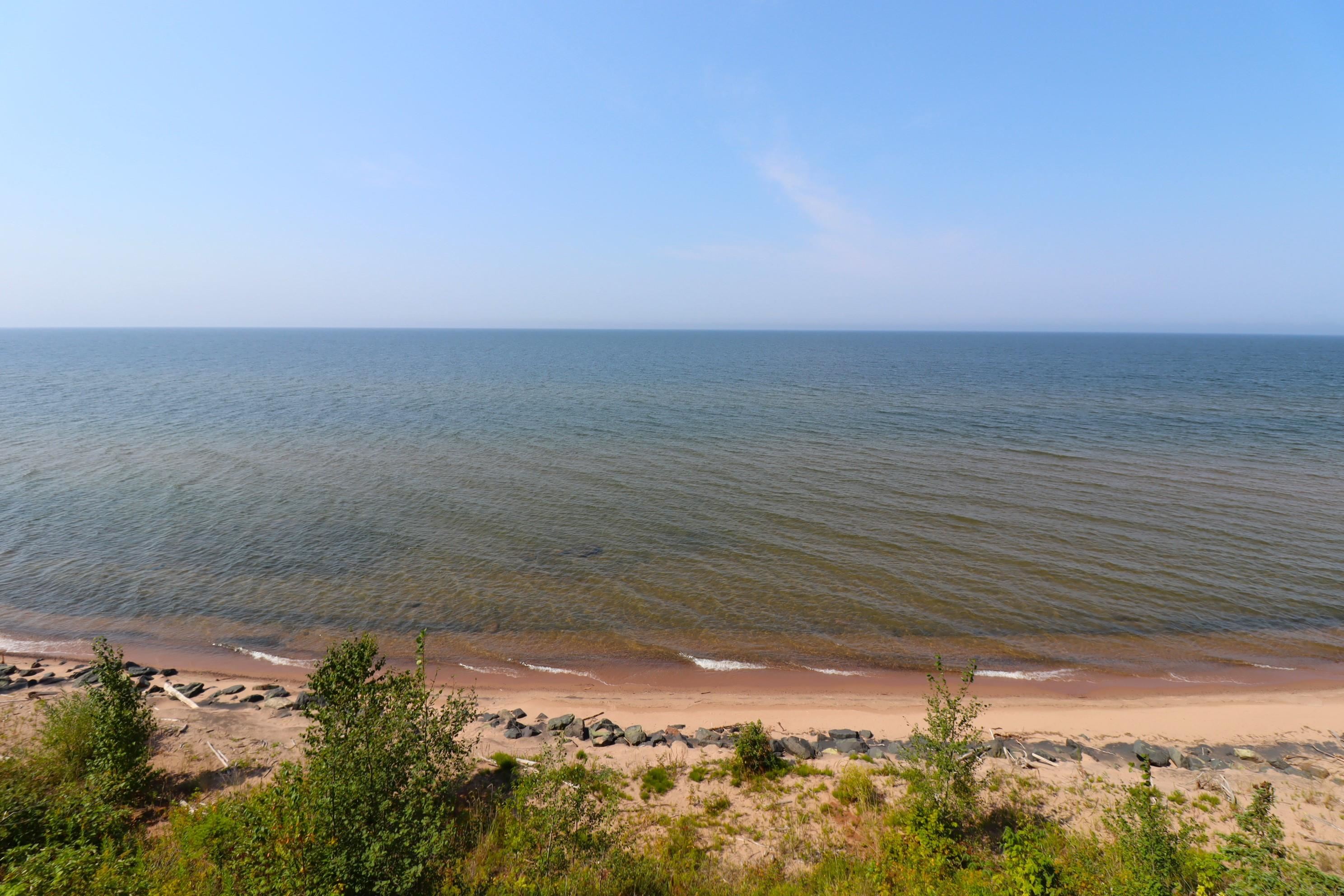 89595 Bark Point Road Herbster, WI 54844 - Photo 3 of 43 Property view of water featuring a view of the beach